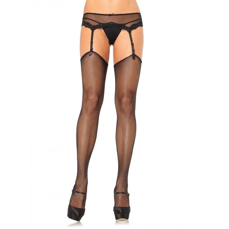 Bas résille auto-adhésif sans silicone — LEG AVENUE HOSIERY
