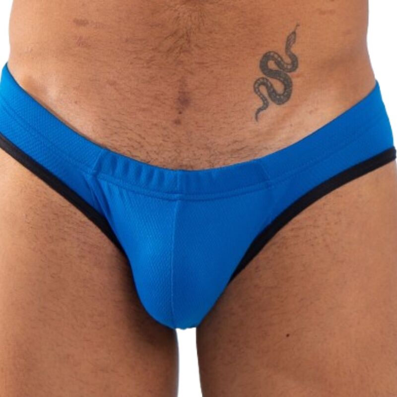 Slip audacieux transparent bleu — BURN