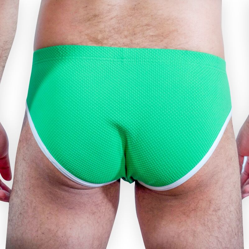 Slip vert XL au design sensuel — BURN