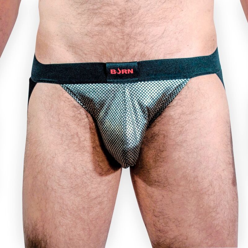 Jockstrap studio 54 à paillettes transparentes — BURN