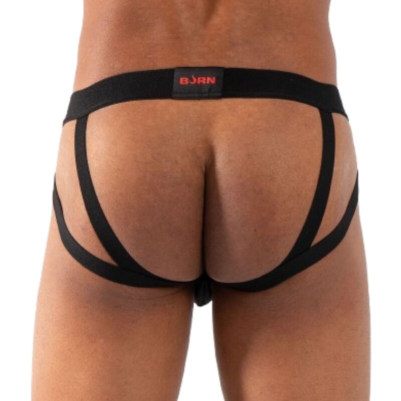 Jockstrap double noir élégant — BURN
