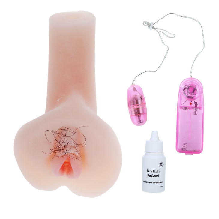 Masturbateur vibrant ultra-réaliste double orifice — BAILE FOR HIM