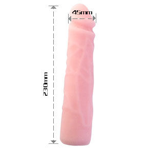 Gode réaliste en silicone touché peau 23 cm — BAILE DILDOS
