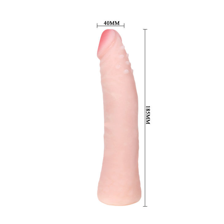 Dildo realistico in silicone tatto pelle 19 cm - colore sorpresa — BAILE DILDOS