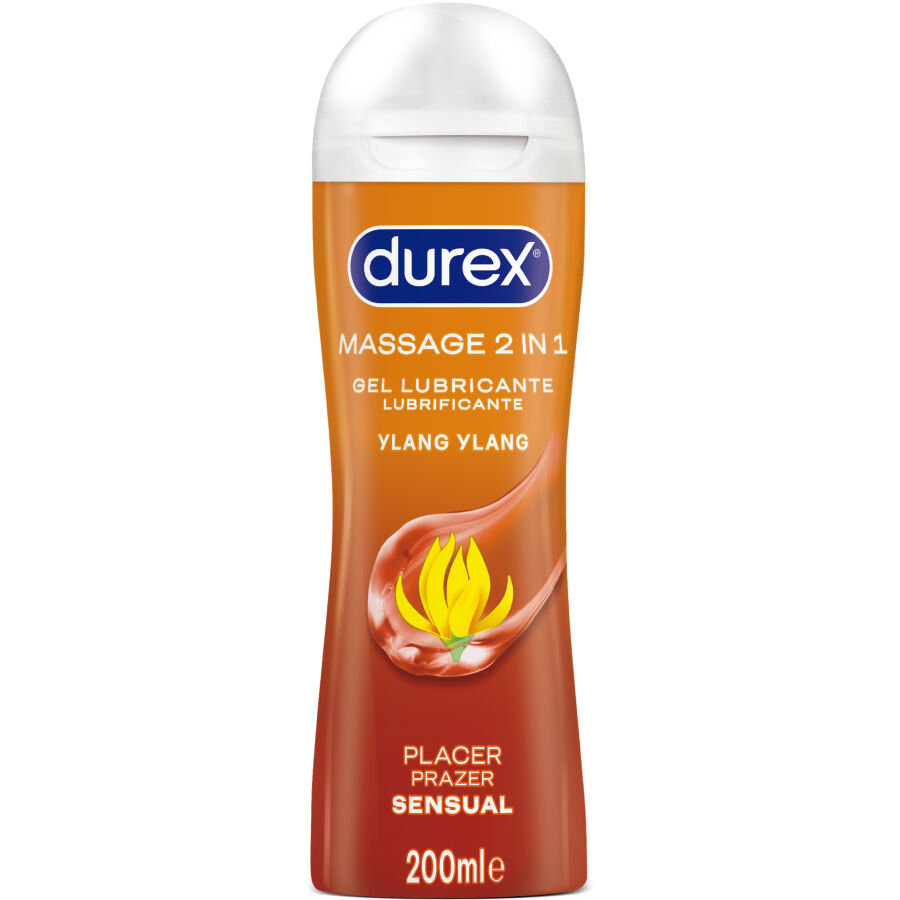 Gel lubrifiant de massage sensuel à l'ylang-ylang 200 ml — DUREX LUBES