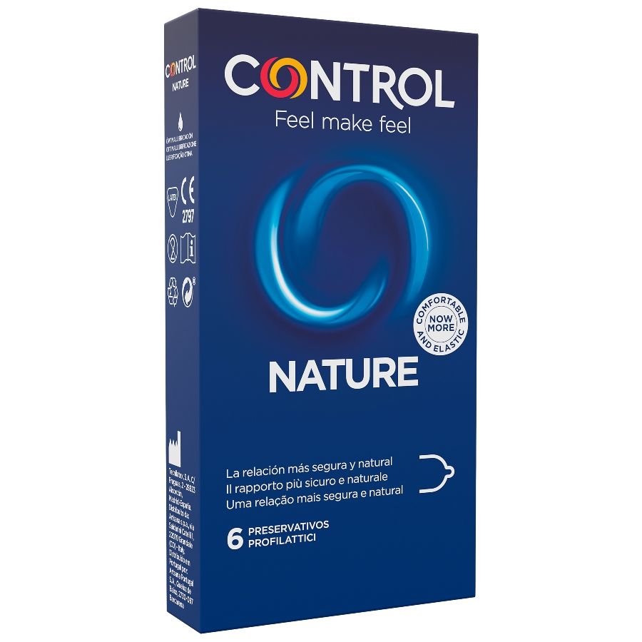 Préservatifs naturels lubrifiés en latex — CONTROL CONDOMS