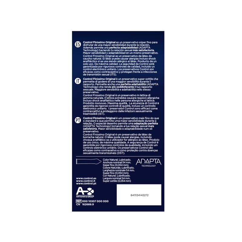 Préservatifs ultra-fins Finissimo — CONTROL CONDOMS