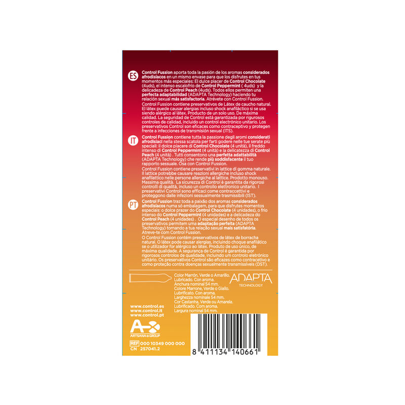 Préservatifs parfumés Fussion (12 unités) — CONTROL CONDOMS