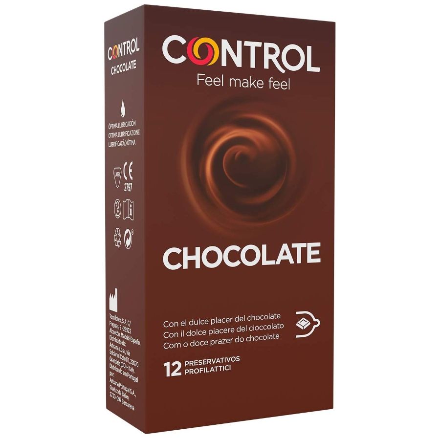 Préservatifs adaptables au chocolat — CONTROL CONDOMS