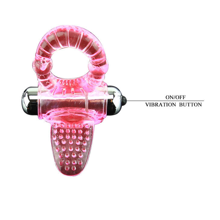 Anneau vibrant duo avec stimulateur clitoridien 10 rythmes — BAILE FOR HIM
