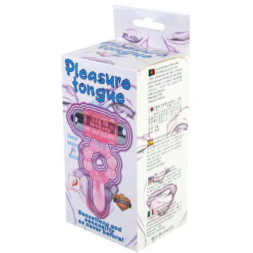 Anneau vibrant double stimulation à langue — BAILE FOR HIM