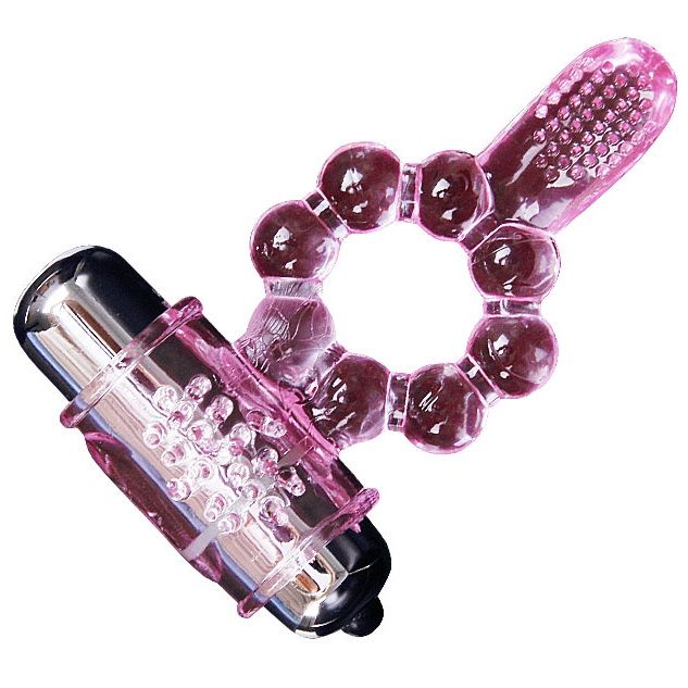 Anneau vibrant double stimulation à langue — BAILE FOR HIM