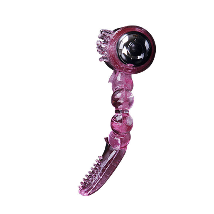 Anneau vibrant double stimulation à langue — BAILE FOR HIM