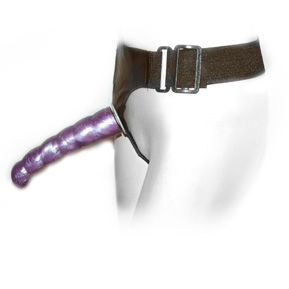 Harnais double stimulation réglable lilas — BAILE