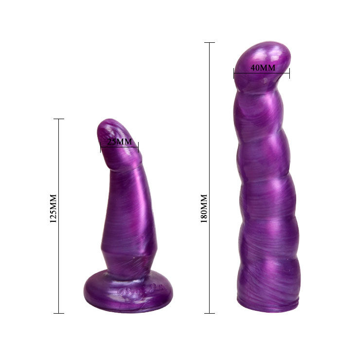 Harnais double stimulation réglable lilas — BAILE