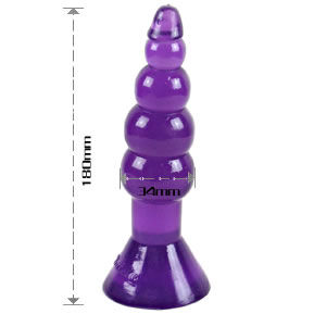 Plug anal ondulé 17 cm — BAILE ANAL