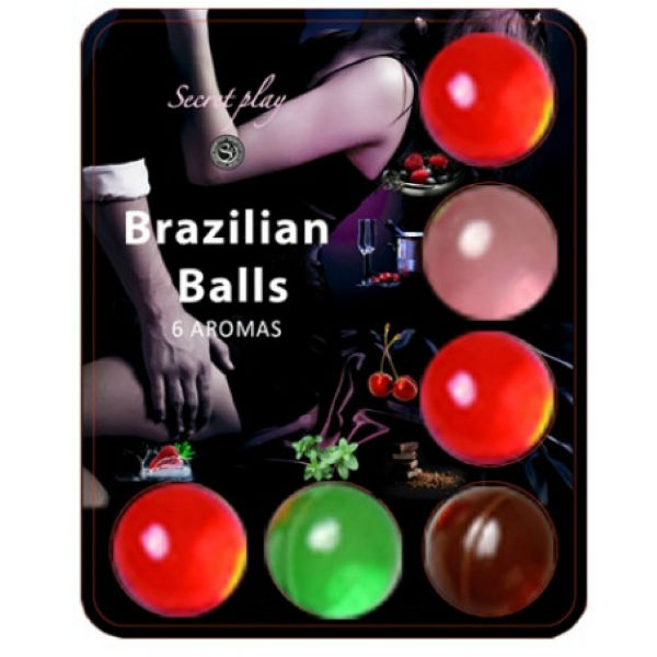 Coffret de 6 billes lubrifiantes brésiliennes chauffantes — SECRETPLAY COSMETIC