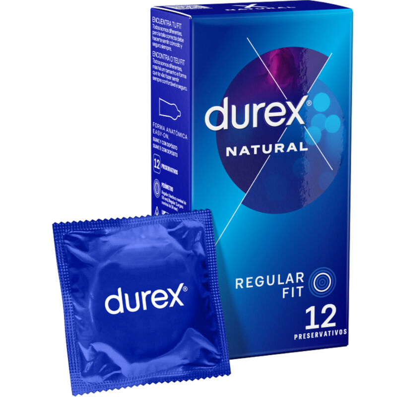 Préservatifs Naturel Plus 12 unités — DUREX CONDOMS