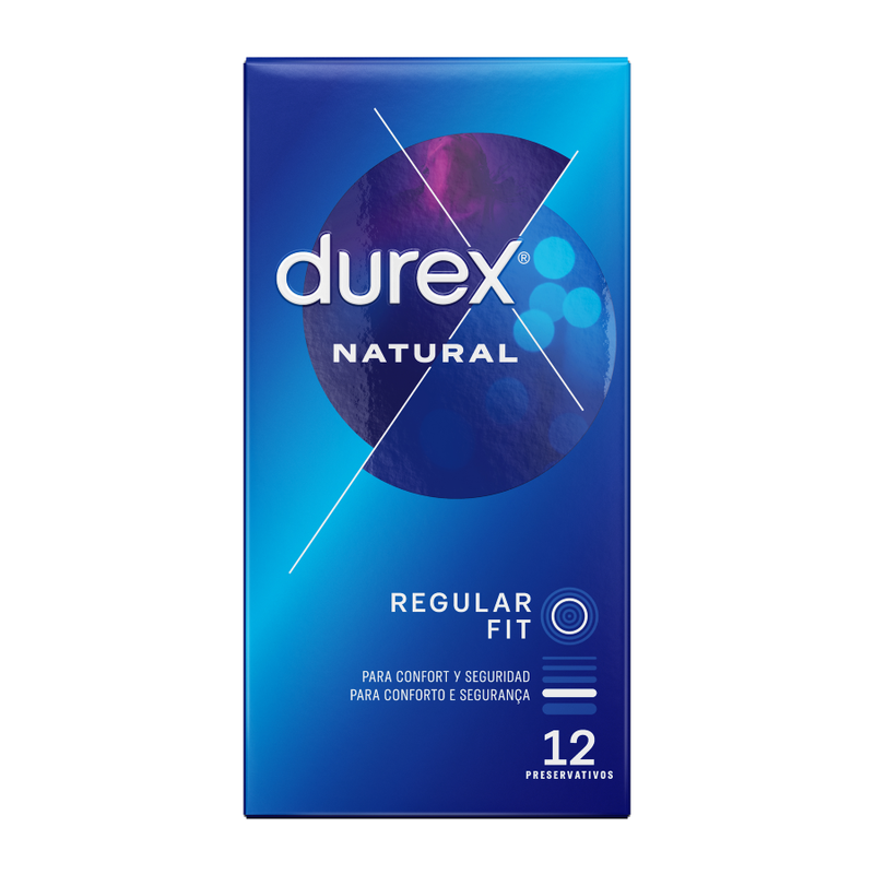 Préservatifs Naturel Plus 12 unités — DUREX CONDOMS
