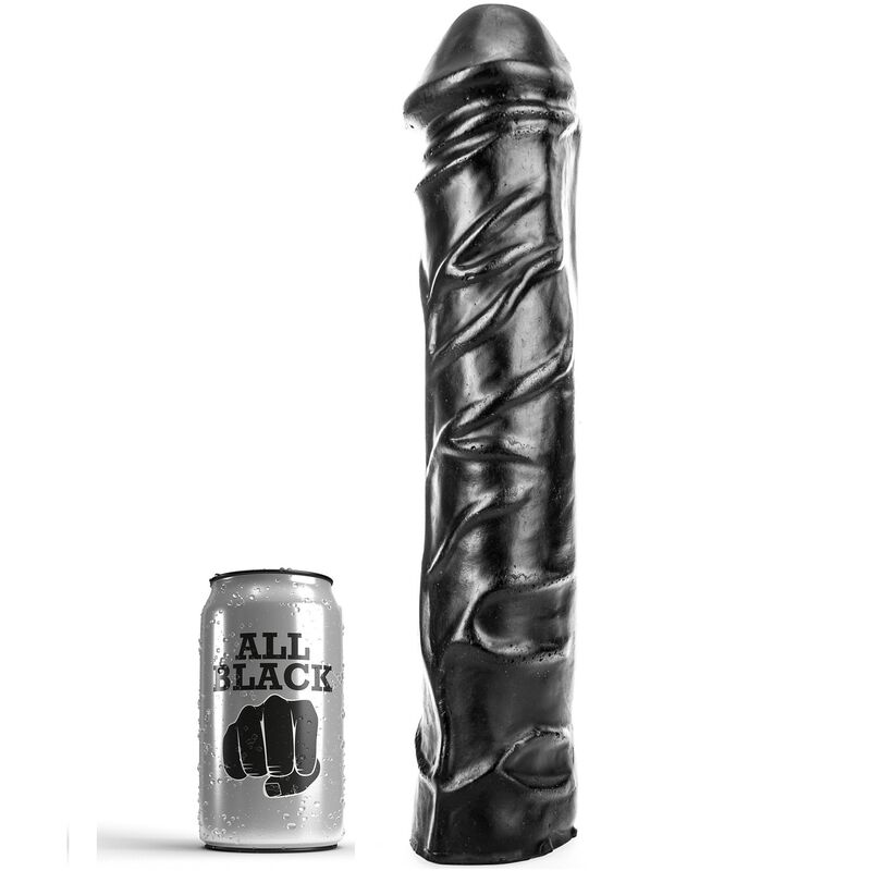 Gode géant fisting doux 32 cm — ALL BLACK