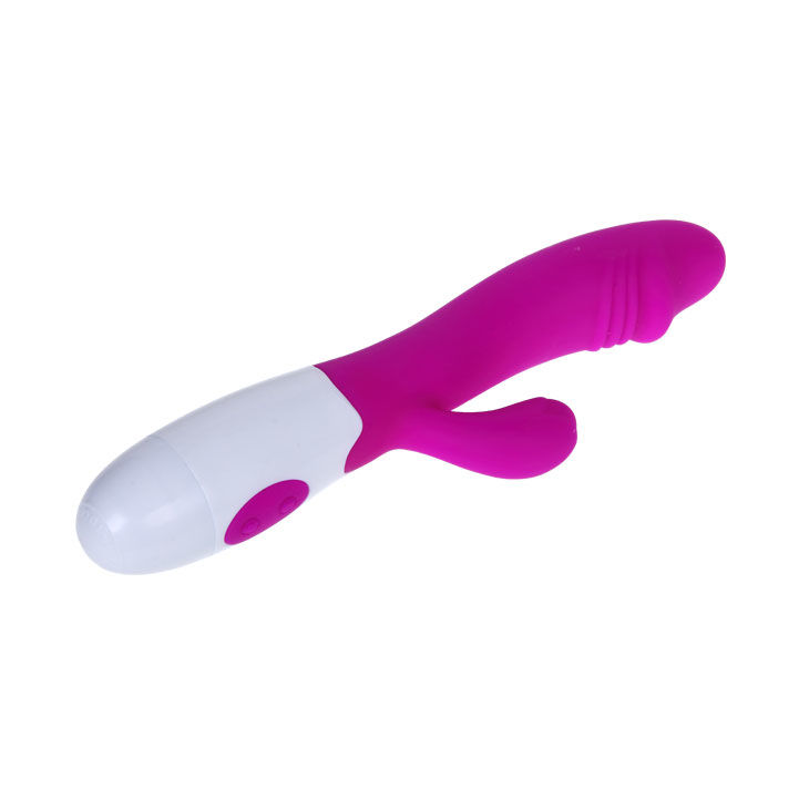 Vibromasseur rampant élégant lilas et blanc — PRETTY LOVE FLIRTATION