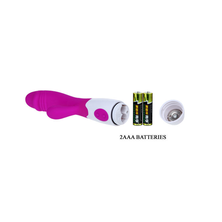 Vibromasseur rampant élégant lilas et blanc — PRETTY LOVE FLIRTATION