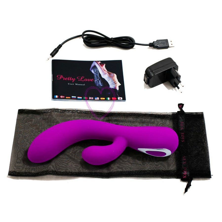 Vibromasseur rampant lilas à double moteur — PRETTY LOVE SMART