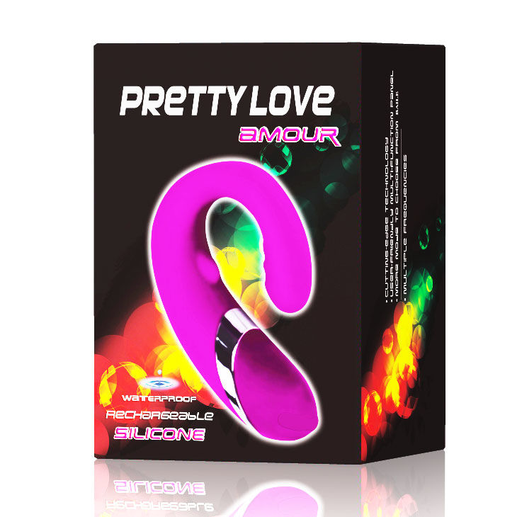 Stimulateur prostate et point G lilas — PRETTY LOVE C-TYPE