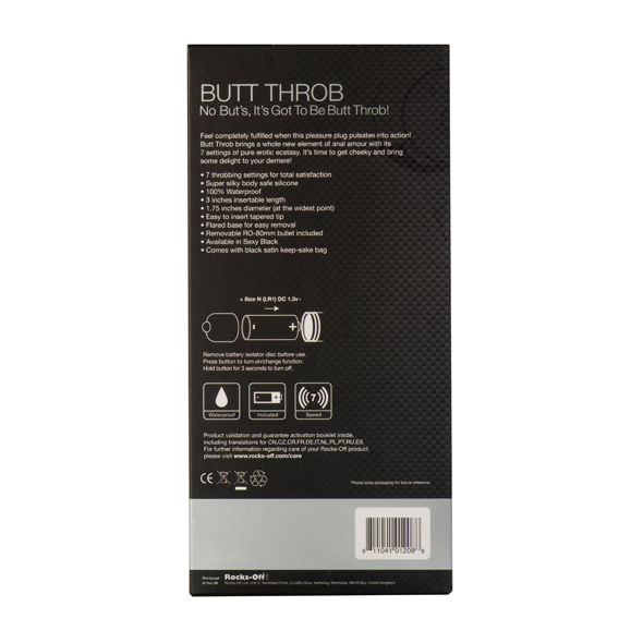 Stimulateur anal vibrant P-Point 7 vitesses — ROCKS-OFF