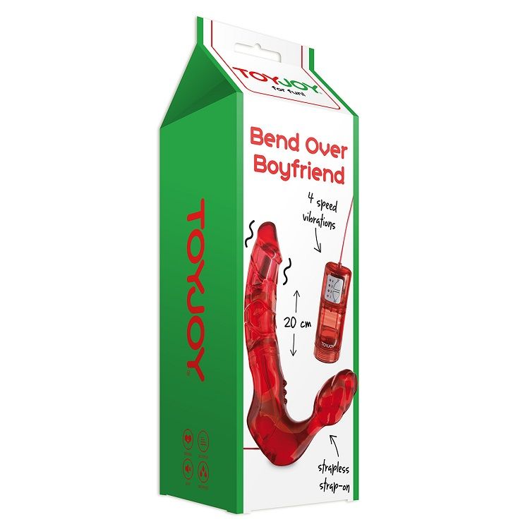 Strap-on vibrant double plaisir — TOYJOY