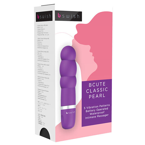 Masseur vibrant courbe classique perle lilas — B SWISH