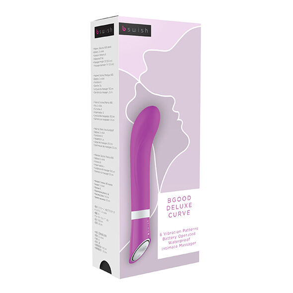Masseur vibrant courbe deluxe lilas — B SWISH