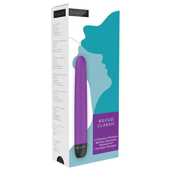 Masseur classique framboise au toucher velouté — B SWISH