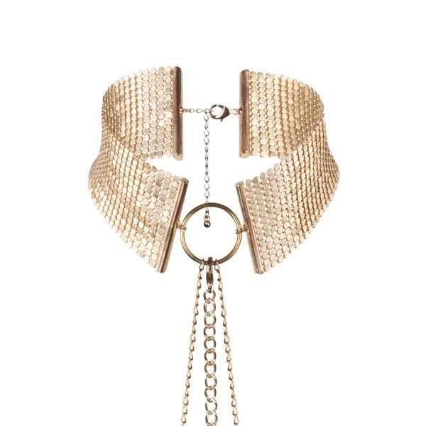 Collier de désir métallisé doré — BIJOUX DESIRE METALLIQUE
