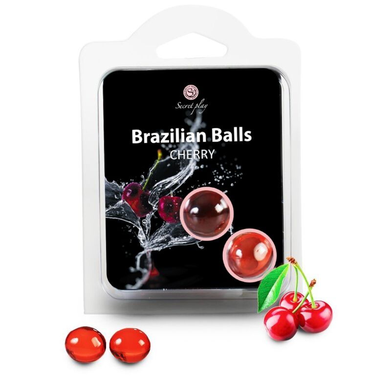 Boules de massage huilées parfum cerise — SECRETPLAY COSMETIC