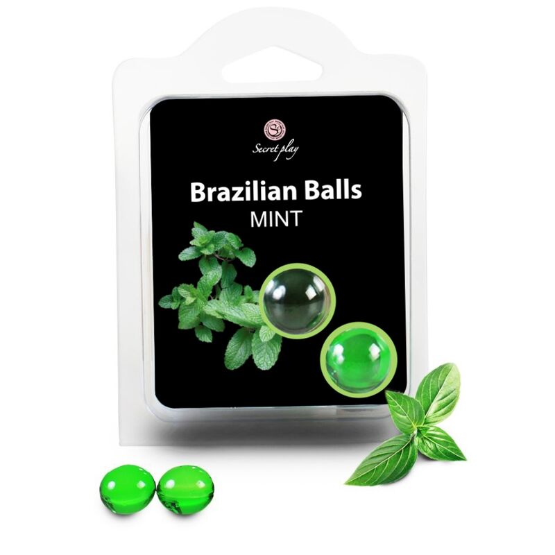 Huile de massage en boules brésiliennes parfum menthe — SECRETPLAY COSMETIC