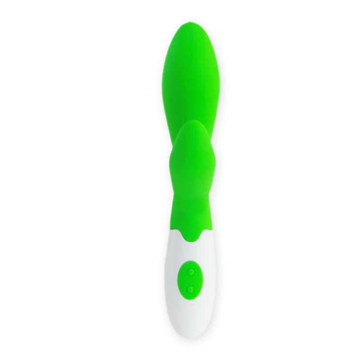 Vibromasseur rampant ergonomique vert et blanc — PRETTY LOVE FLIRTATION