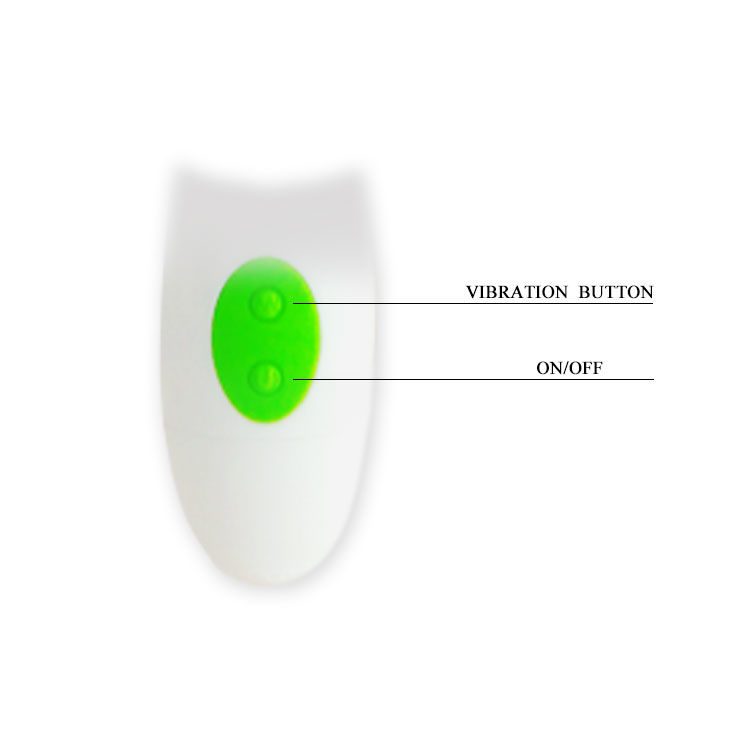 Vibromasseur rampant ergonomique vert et blanc — PRETTY LOVE FLIRTATION