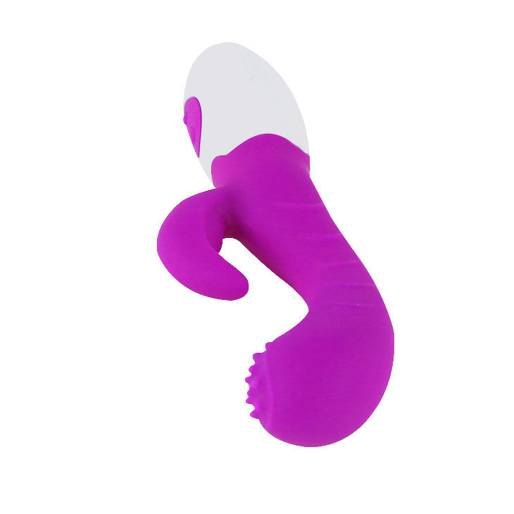 Vibromasseur courbe stimulant lilas et blanc — PRETTY LOVE FLIRTATION
