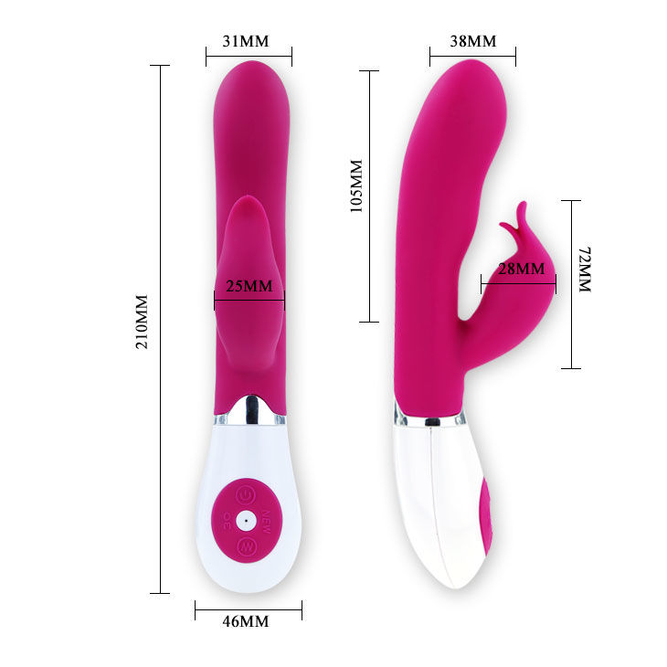 Vibromasseur rampant avec stimulateur clitoridien — PRETTY LOVE FLIRTATION