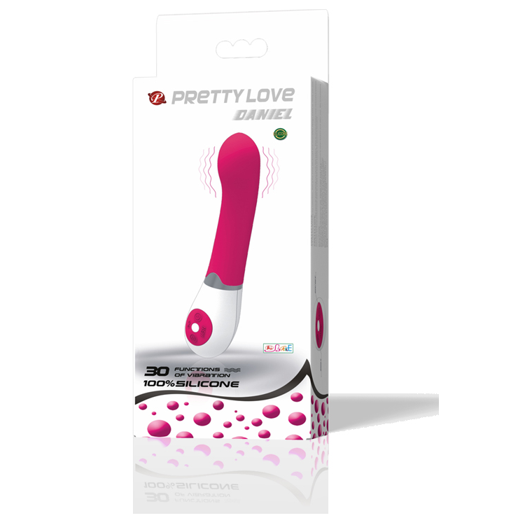 Vibromasseur Daniel lilas et blanc — Pretty Love Flirtation