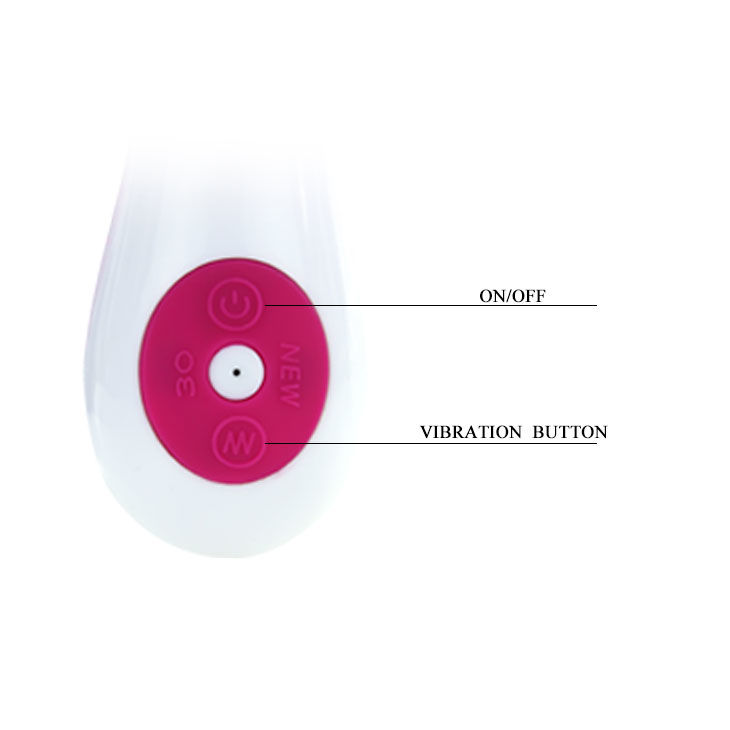 Vibromasseur Daniel lilas et blanc — Pretty Love Flirtation