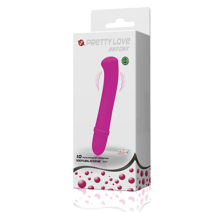 Mini vibromasseur Antony en silicone lilas — PRETTY LOVE FLIRTATION