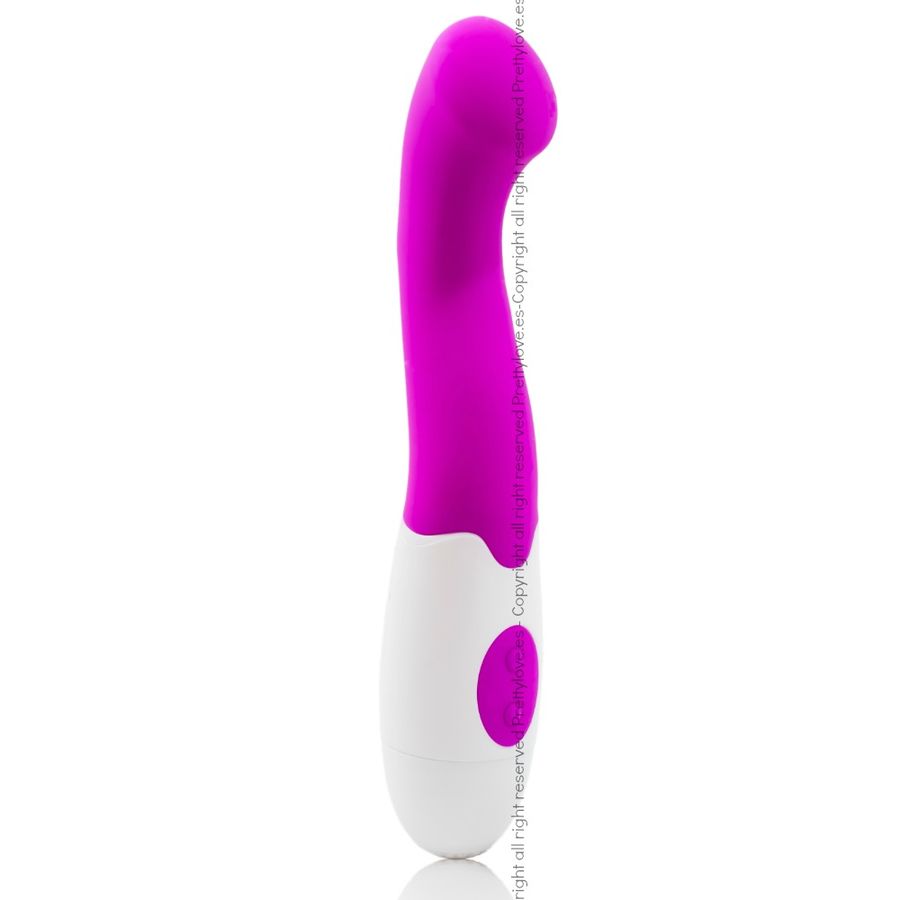 Vibromasseur élégant Charles Lilas et Blanc — PRETTY LOVE FLIRTATION