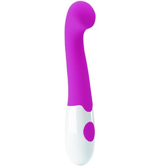 Vibromasseur élégant Charles Lilas et Blanc — PRETTY LOVE FLIRTATION