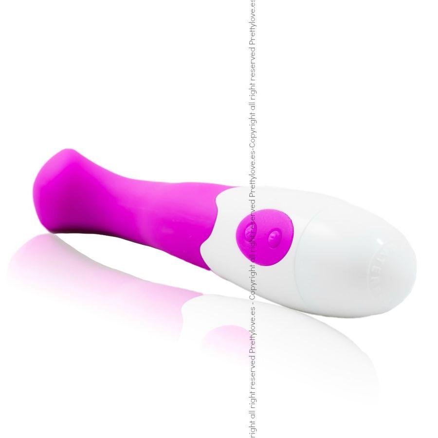 Vibromasseur élégant Charles Lilas et Blanc — PRETTY LOVE FLIRTATION