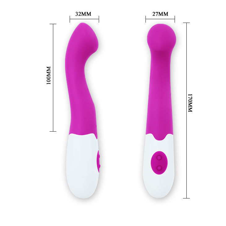 Vibromasseur élégant Charles Lilas et Blanc — PRETTY LOVE FLIRTATION