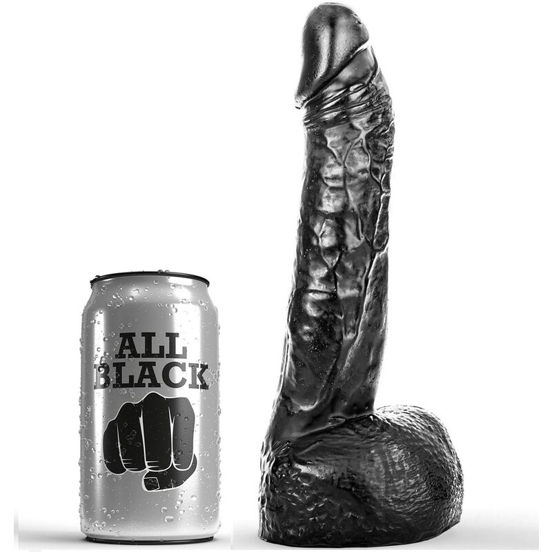 Gode fisting texturé 20 cm — ALL BLACK