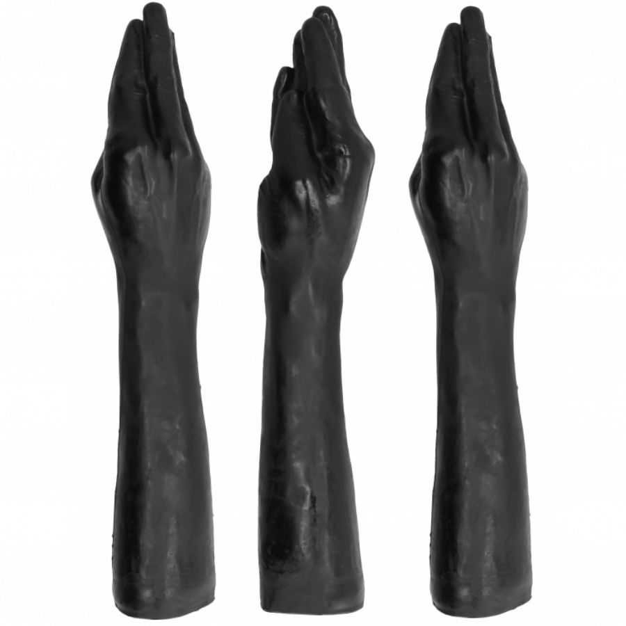Gode fist géant main et avant-bras 40 cm — ALL BLACK