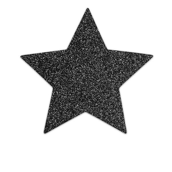 Capuchons de tétons indiscrets pailletés star flash — Flash Collection